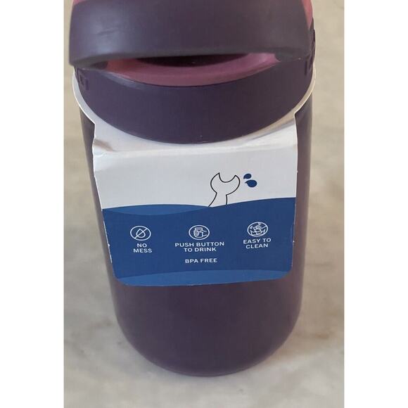 Contigo Aubrey Kids Water Bottle 14 oz Leak-Proof Spill-Proof Purple Travel NEW‎ - Picture 4 of 5